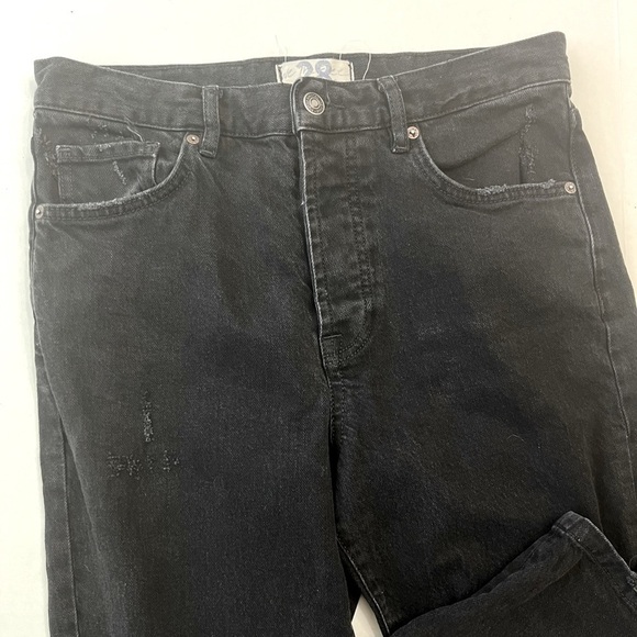 Free People High Rise Bren Boyfriend Distressed Jeans - Picture 3 of 8